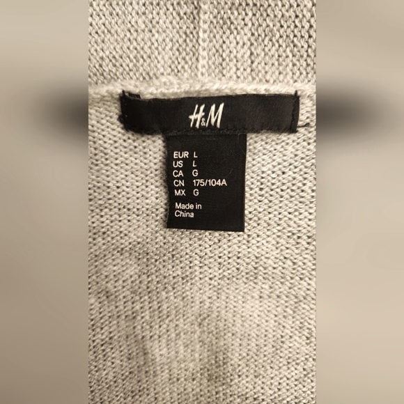 H&M Long Grey Cardigan Sweater - Picture 10 of 11